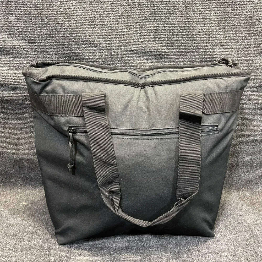 TOURIT SCTZ200310003 Black Zippered Insulated Soft Sided Cooler‎ Tote Bag